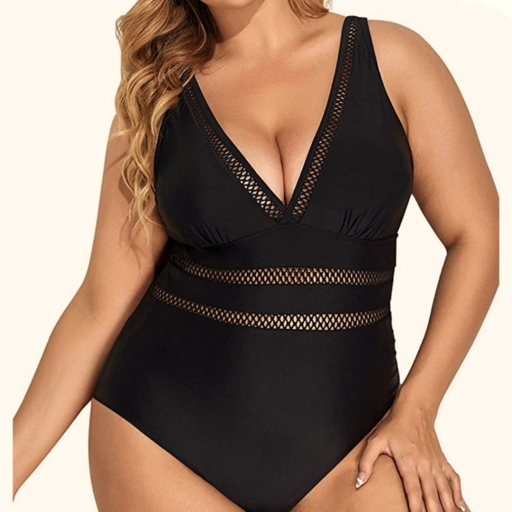Daci V-Neck Tummy Control Swimsuit